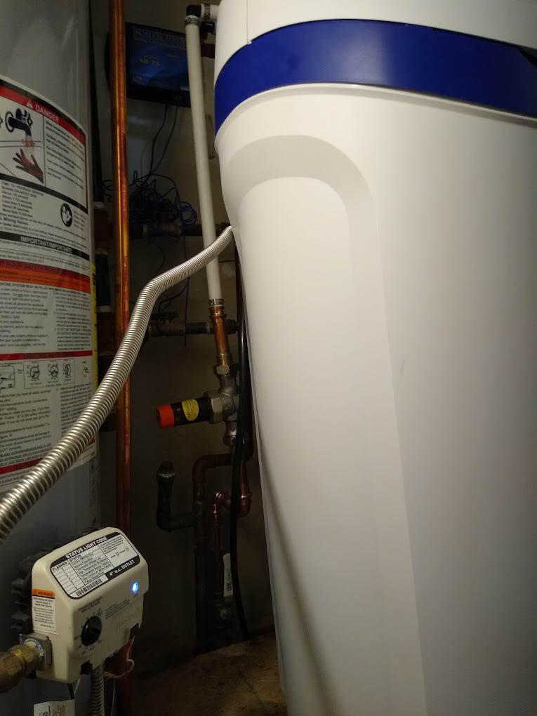 newly installed water softener Columbia, MO