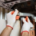 plumber installing a new water heater Columbia, MO