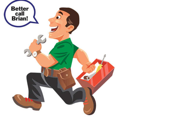 animated man in a green shirt with a speech bubble saying "Better Call Brian"